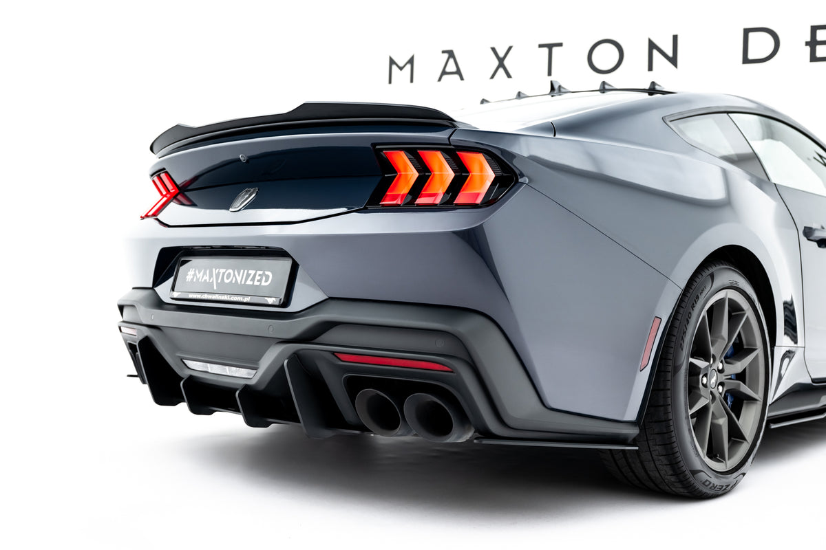 Street Pro Rear Side Splitters suitable for Ford Mustang Dark Horse Mk7