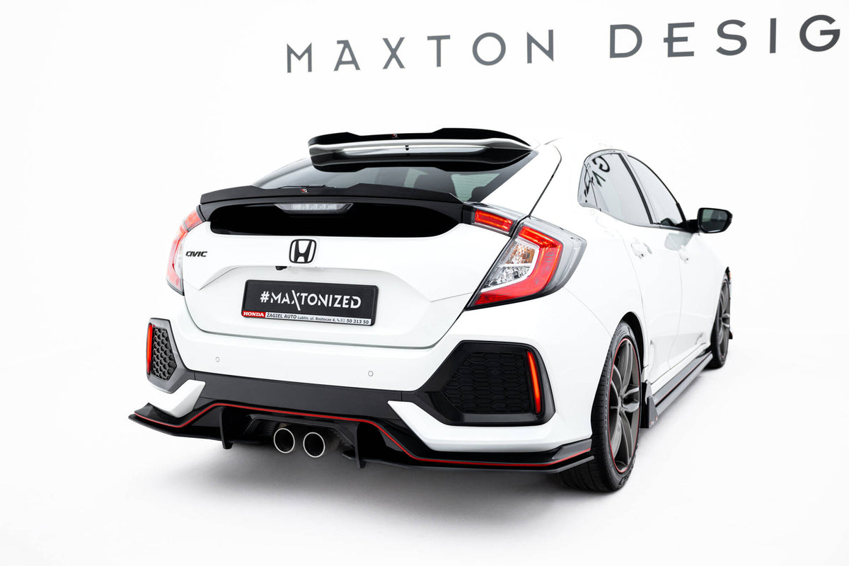 Street Pro Rear Side Splitters suitable for Honda Civic Sport Mk 10