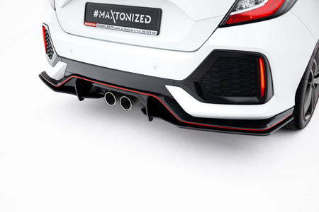 Street Pro Rear Side Splitters suitable for Honda Civic Sport Mk 10