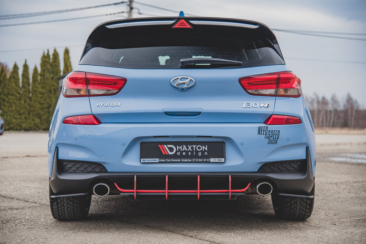 Street Pro Rear Side Splitters suitable for Hyundai I30 N Mk3 Hatchback