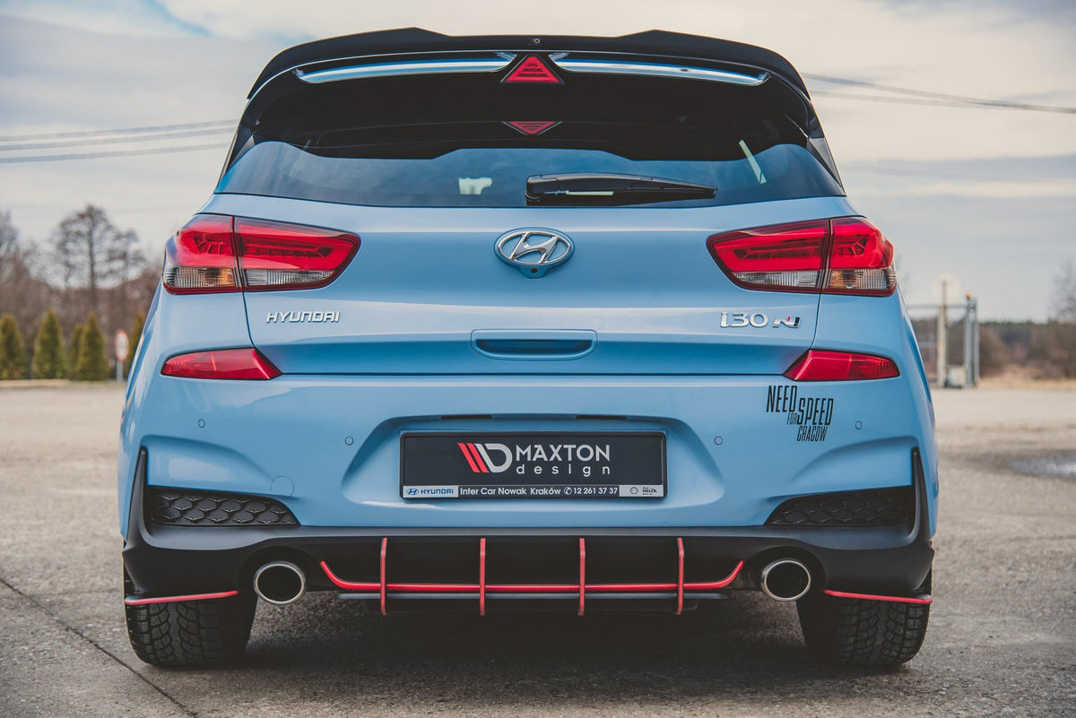 Street Pro Rear Side Splitters suitable for Hyundai I30 N Mk3 Hatchback