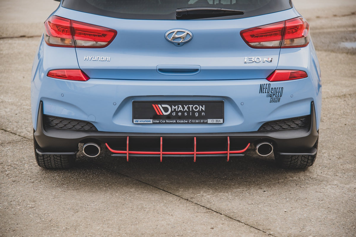 Street Pro Rear Side Splitters suitable for Hyundai I30 N Mk3 Hatchback