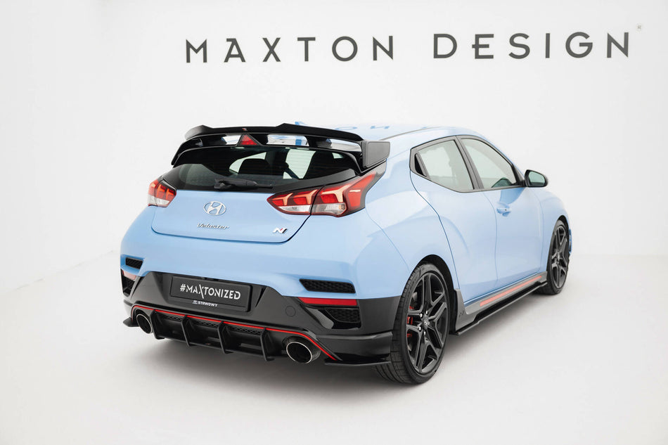 Street Pro Rear Side Splitters  suitable for Hyundai Veloster N Mk2