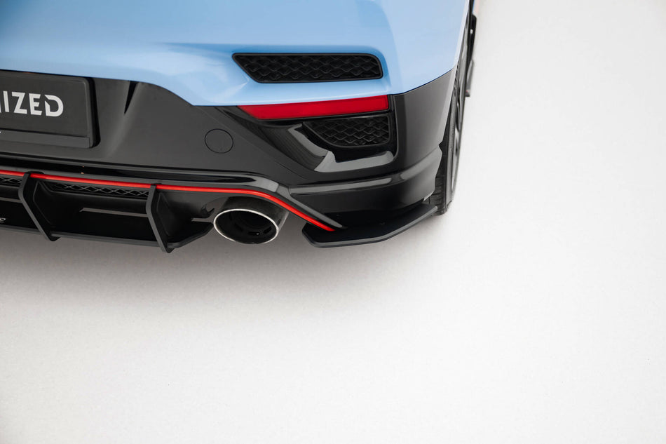 Street Pro Rear Side Splitters  suitable for Hyundai Veloster N Mk2