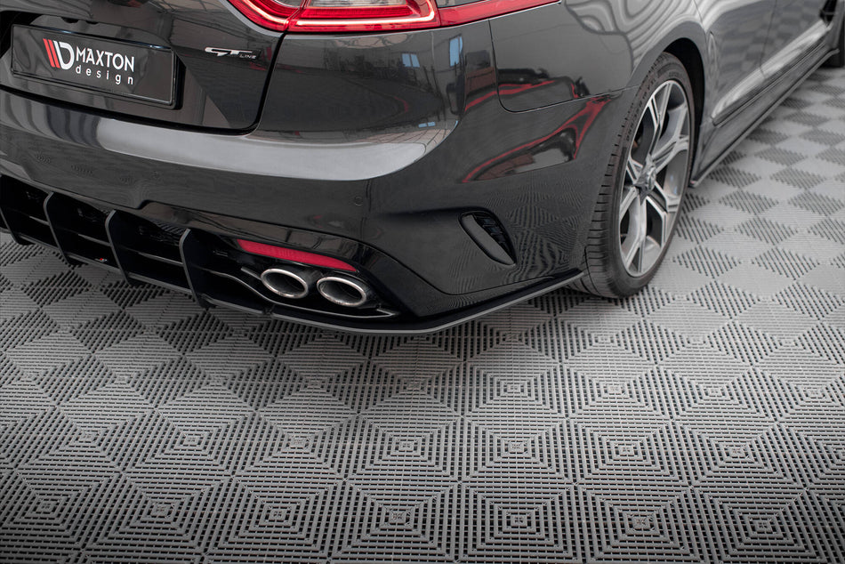 Street Pro Rear Side Splitters suitable for Kia Stinger GT / GT-Line  Mk1