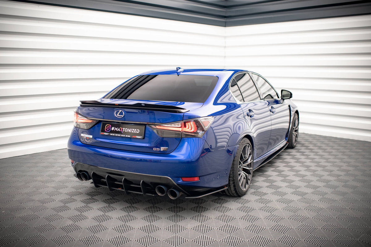 Street Pro Rear Side Splitters suitable for Lexus GS F Mk4 Facelift
