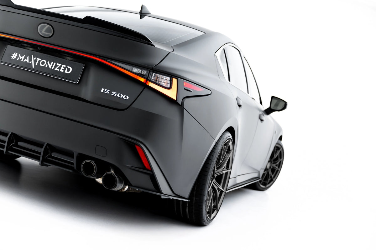 Street Pro Rear Side Splitters suitable for Lexus IS 500 Mk3 Facelift 2 (XE30)