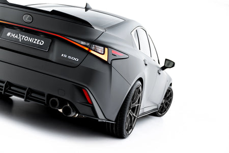Street Pro Rear Side Splitters suitable for Lexus IS 500 Mk3 Facelift 2 (XE30)