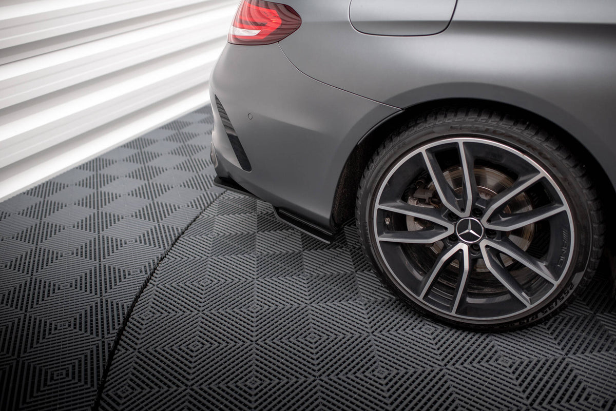 Street Pro Rear Side Splitters suitable for Mercedes-AMG C43 Coupe / Cabrio C205  Facelift / A205 Facelift