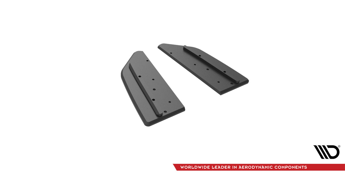 Street Pro Rear Side Splitters suitable for Mercedes-AMG C43 Coupe / Cabrio C205  Facelift / A205 Facelift