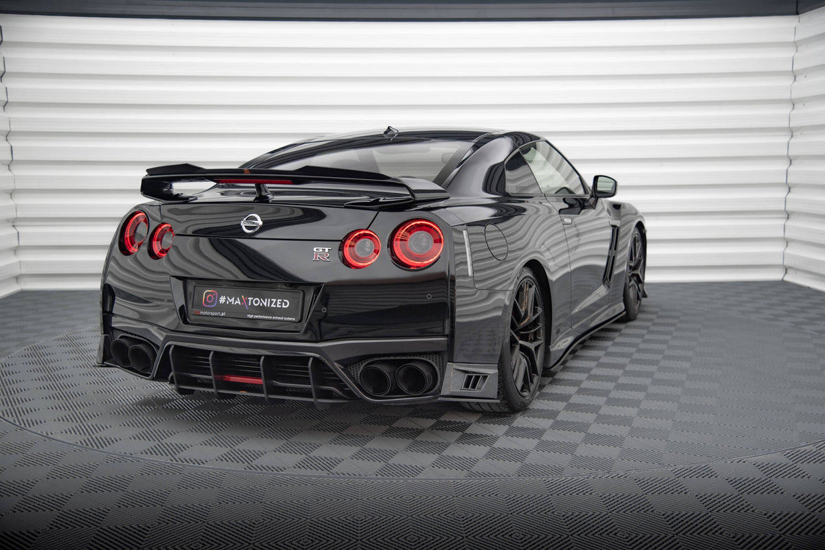 Street Pro Rear Side Splitters suitable for Nissan GTR R35 Facelift