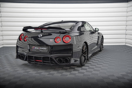 Street Pro Rear Side Splitters suitable for Nissan GTR R35 Facelift