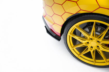Street Pro Rear Side Splitters  suitable for Volkswagen Golf GTI Clubsport Mk8 Facelift