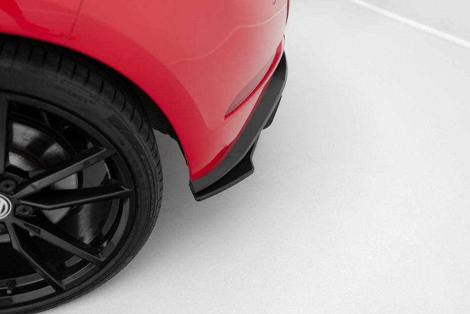 Street Pro Rear Side Splitters suitable for Volkswagen Golf R Mk7 Facelift