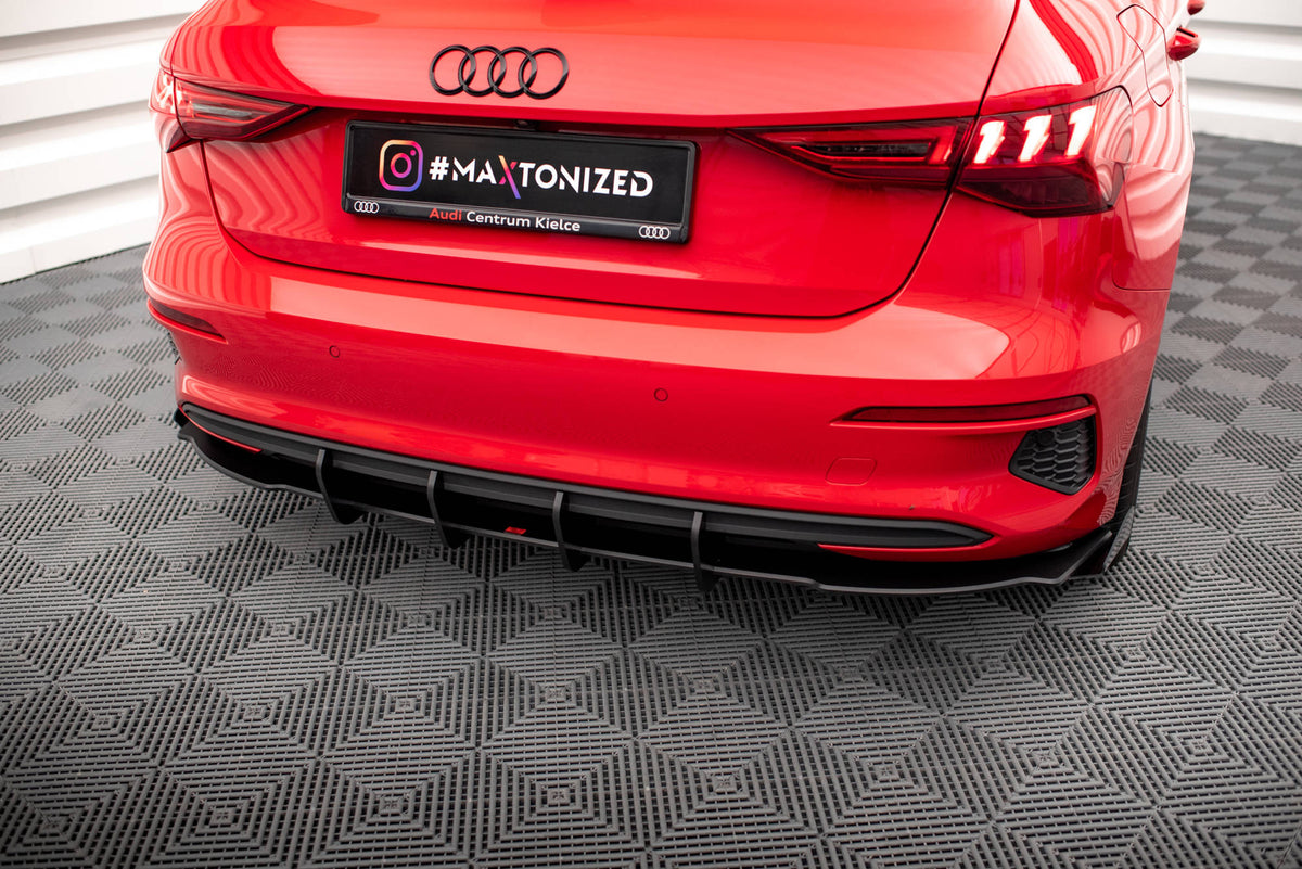 Street Pro Rear Valance + Flaps suitable for Audi A3 Sportback 8Y