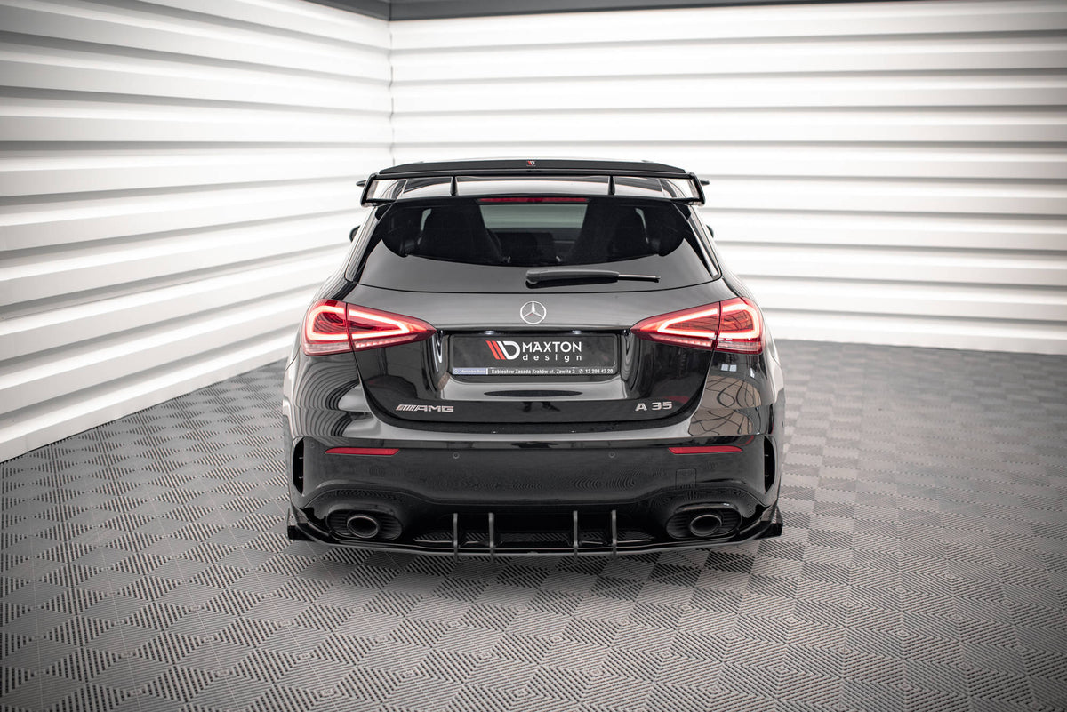 Street Pro Rear Valance + Flaps suitable for Mercedes A35 AMG Hatchback Aero Pack W177