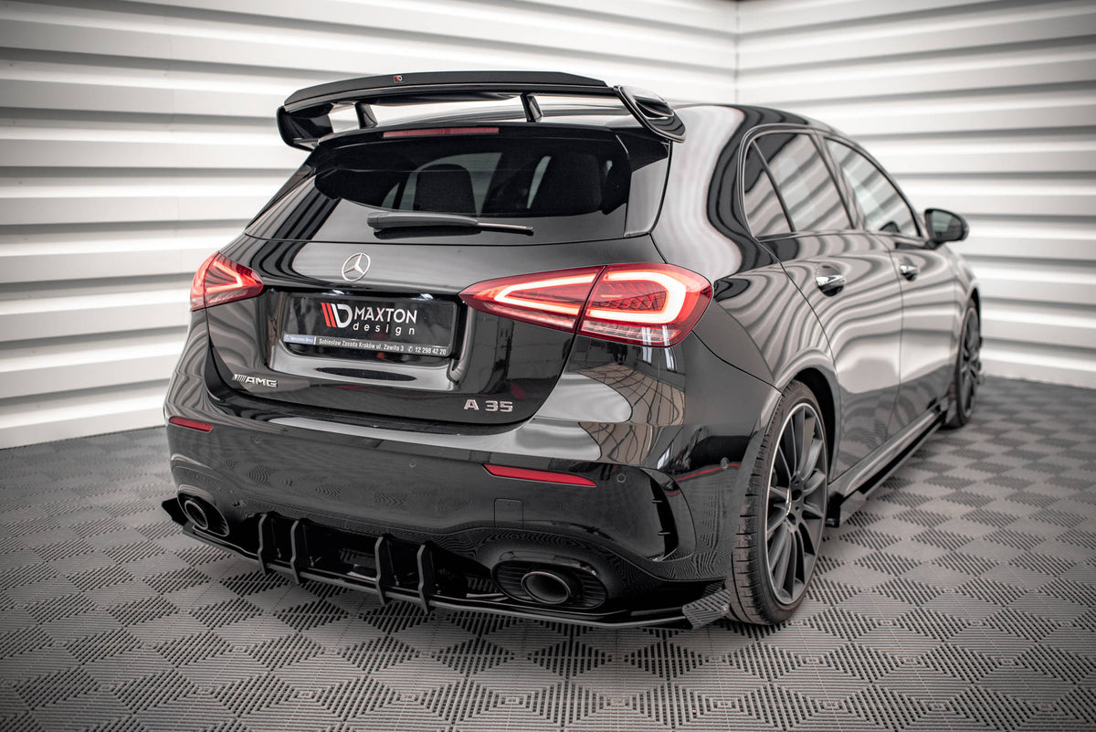 Street Pro Rear Valance + Flaps suitable for Mercedes A35 AMG Hatchback Aero Pack W177
