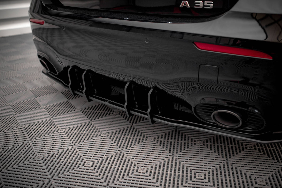 Street Pro Rear Valance + Flaps suitable for Mercedes A35 AMG Hatchback Aero Pack W177