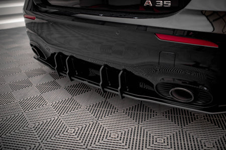 Street Pro Rear Valance + Flaps suitable for Mercedes A35 AMG Hatchback Aero Pack W177