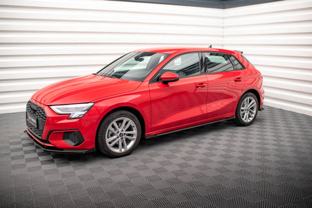 Street Pro Side Skirts Diffusers + Flaps suitable for Audi A3 8Y