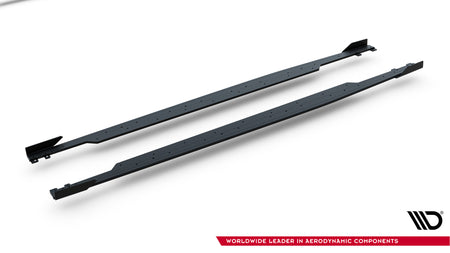 Street Pro Side Skirts Diffusers + Flaps suitable for Audi RS3 Sedan 8Y Facelift