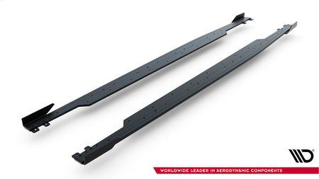 Street Pro Side Skirts Diffusers + Flaps suitable for Audi RS3 Sportback 8Y Facelift