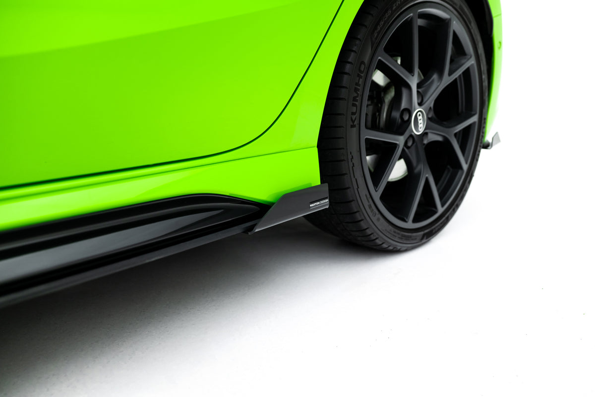 Street Pro Side Skirts Diffusers + Flaps suitable for Audi RS3 Sportback 8Y Facelift
