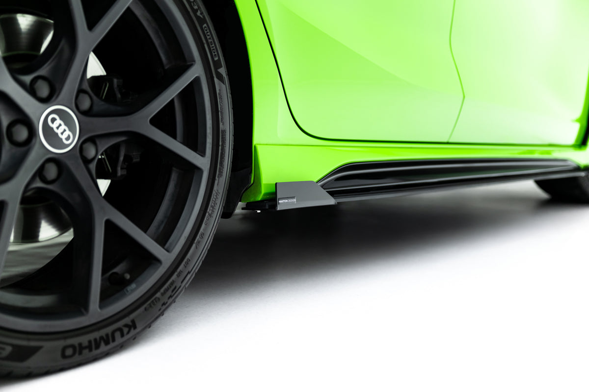 Street Pro Side Skirts Diffusers + Flaps suitable for Audi RS3 Sportback 8Y Facelift