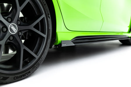Street Pro Side Skirts Diffusers + Flaps suitable for Audi RS3 Sportback 8Y Facelift