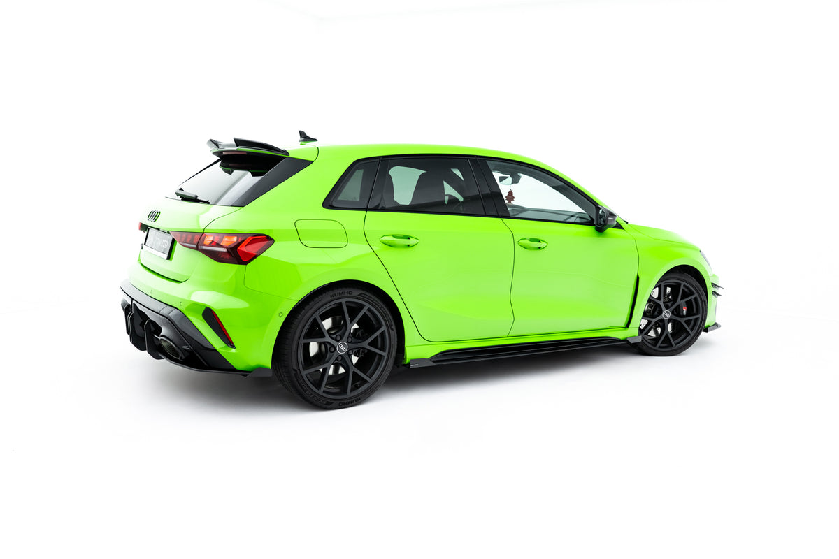 Street Pro Side Skirts Diffusers + Flaps suitable for Audi RS3 Sportback 8Y Facelift