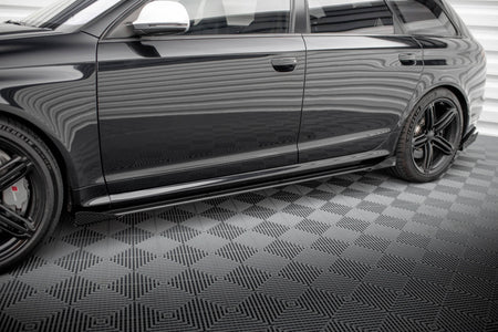 Street Pro Side Skirts Diffusers + Flaps suitable for Audi RS6 Avant C6