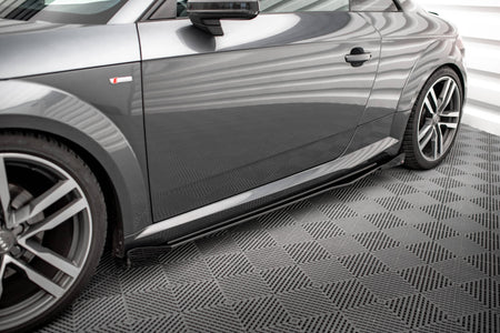 Street Pro Side Skirts Diffusers + Flaps suitable for Audi TT S / S-Line 8S