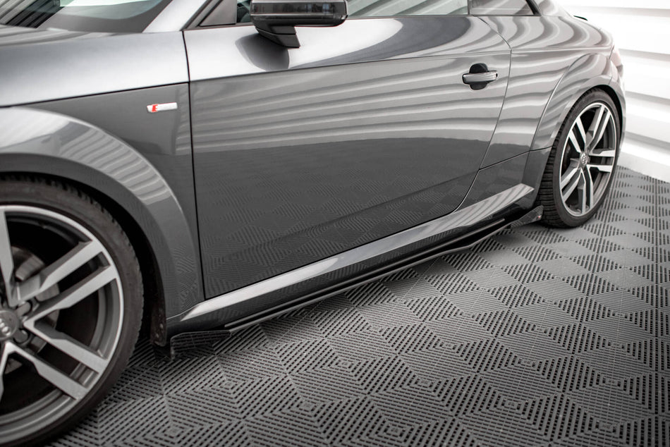 Street Pro Side Skirts Diffusers + Flaps suitable for Audi TT S / S-Line 8S