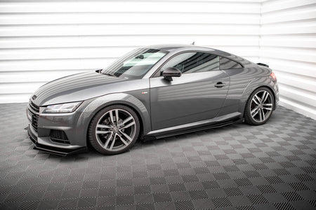 Street Pro Side Skirts Diffusers + Flaps suitable for Audi TT S / S-Line 8S