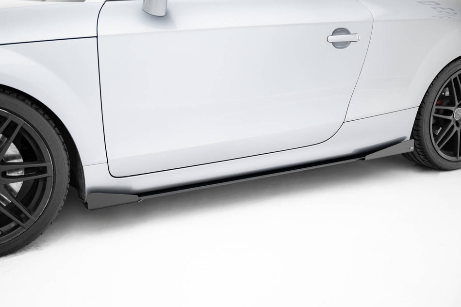 Street Pro Side Skirts Diffusers + Flaps suitable for Audi TT S / TT S-Line 8J Facelift
