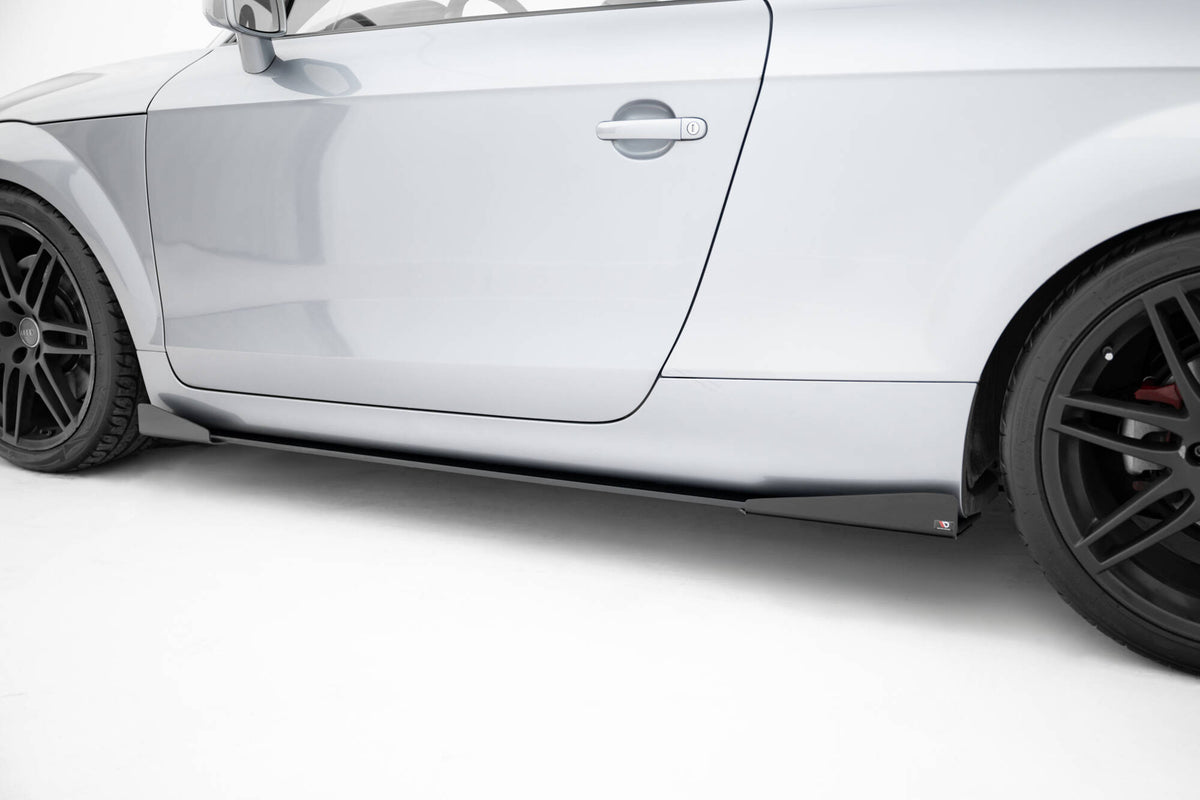 Street Pro Side Skirts Diffusers + Flaps suitable for Audi TT S / TT S-Line 8J Facelift