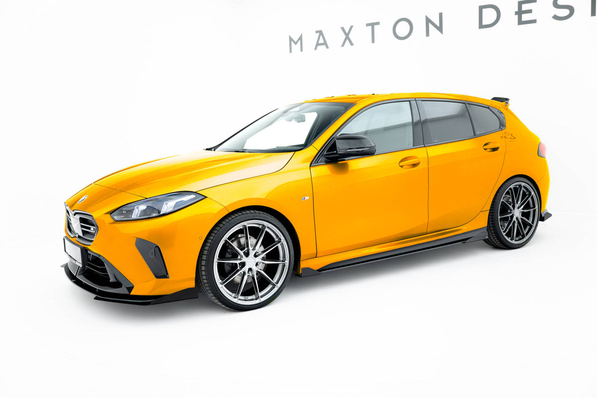 Street Pro Side Skirts Diffusers + Flaps suitable for BMW 1 M-Pack F70