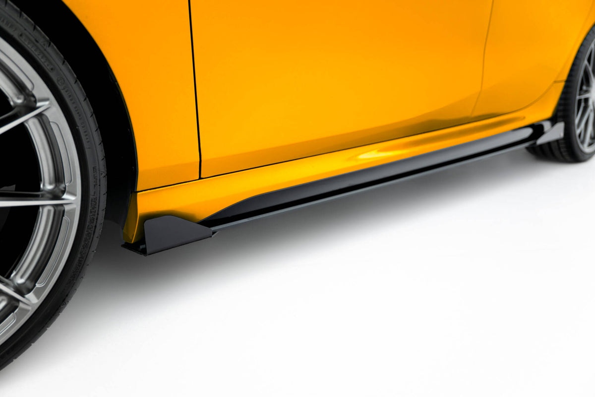 Street Pro Side Skirts Diffusers + Flaps suitable for BMW 1 M-Pack F70