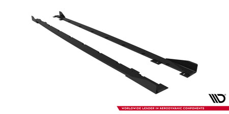 Street Pro Side Skirts Diffusers + Flaps suitable for BMW 1 M-Pack F70