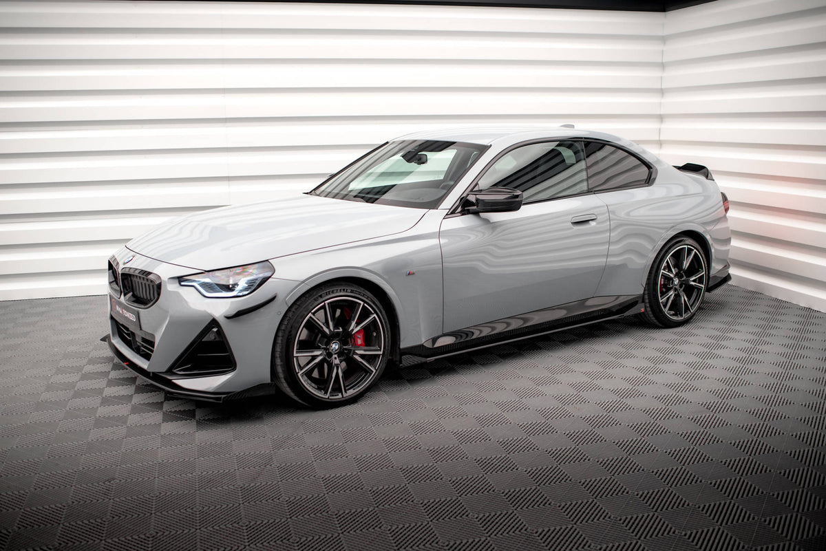 Street Pro Side Skirts Diffusers + Flaps suitable for BMW 2 Coupe M-Pack / M240i G42