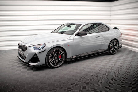 Street Pro Side Skirts Diffusers + Flaps suitable for BMW 2 Coupe M-Pack / M240i G42