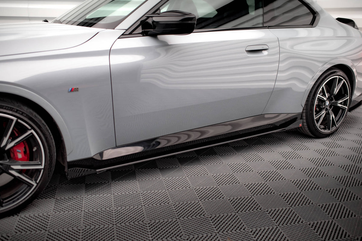 Street Pro Side Skirts Diffusers + Flaps suitable for BMW 2 Coupe M-Pack / M240i G42