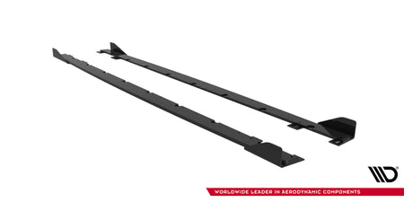 Street Pro Side Skirts Diffusers + Flaps suitable for BMW M135i F70