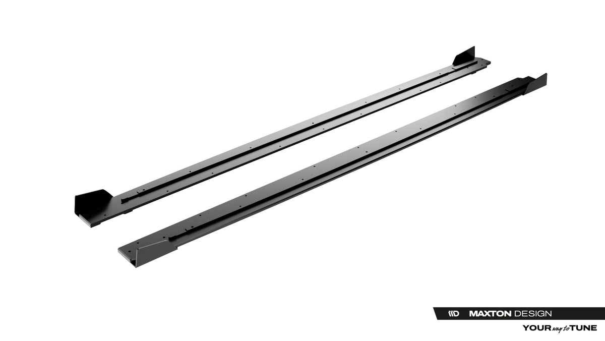 Street Pro Side Skirts Diffusers + Flaps suitable for Cupra Born Mk1
