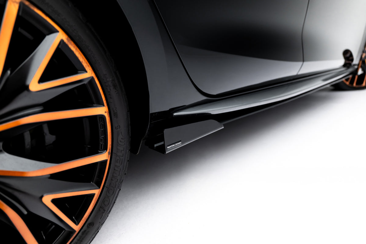 Street Pro Side Skirts Diffusers + Flaps suitable for Cupra Leon ST / Hatchback Aero Mk1 / Mk1 Facelift