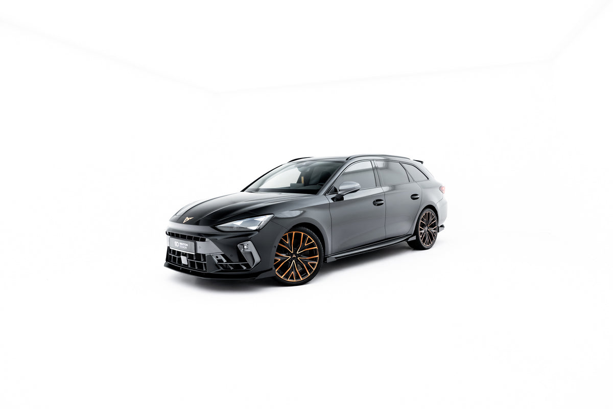 Street Pro Side Skirts Diffusers + Flaps suitable for Cupra Leon ST / Hatchback Aero Mk1 / Mk1 Facelift