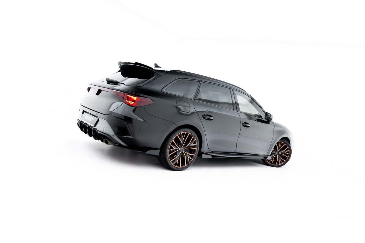 Street Pro Side Skirts Diffusers + Flaps suitable for Cupra Leon ST / Hatchback Aero Mk1 / Mk1 Facelift