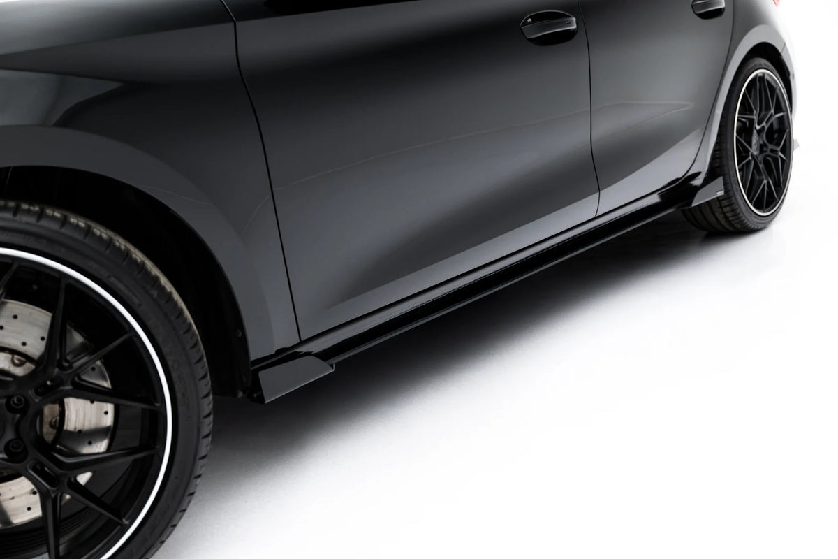 Street Pro Side Skirts Diffusers + Flaps suitable for Cupra Leon ST / Hatchback Mk1 Facelift