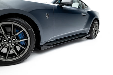 Street Pro Side Skirts Diffusers + Flaps suitable for Ford Mustang Dark Horse Mk7