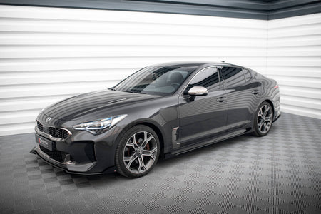 Street Pro Side Skirts Diffusers + Flaps suitable for Kia Stinger GT / GT-Line / Standard Mk1